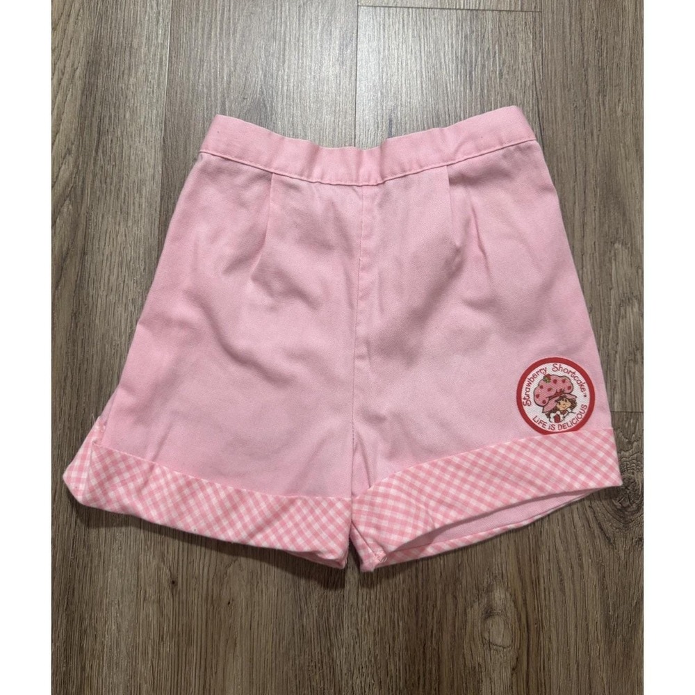 Vintage Strawberry Shortcake‎ Pink Shorts Kids Size 6X